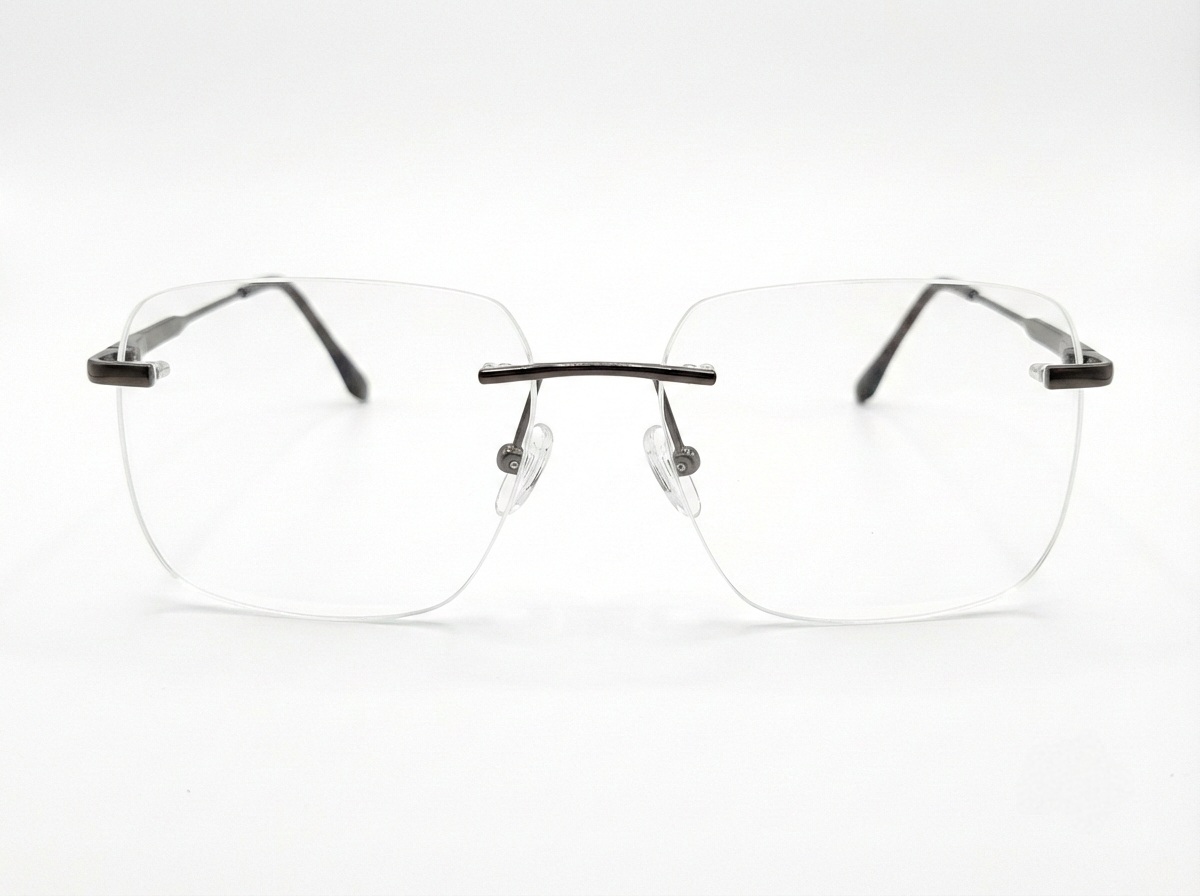 Gentleman Fashion Brown Custom Eyeglasses